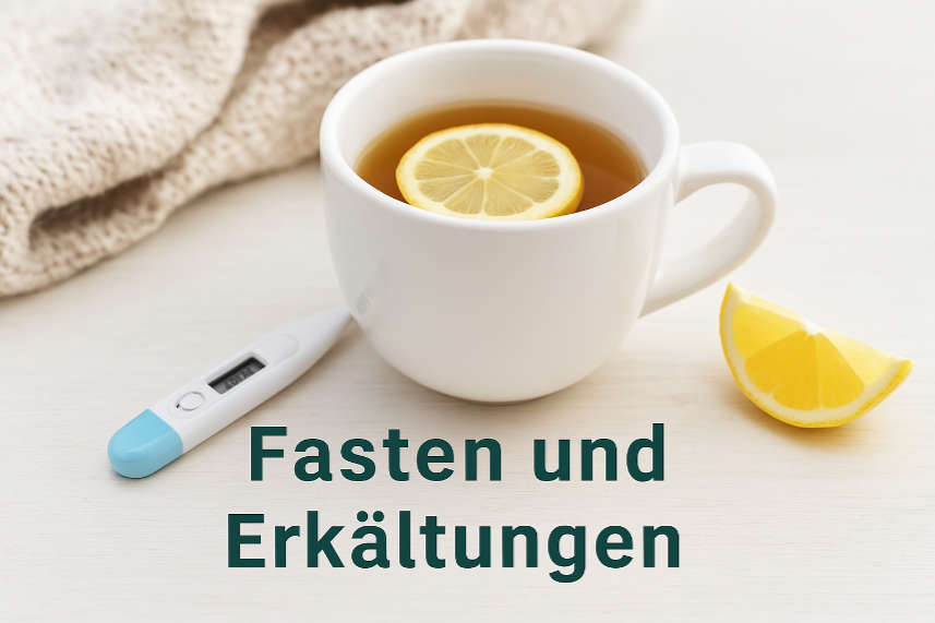 Fasten bei Erkältung – Tee und Decke
